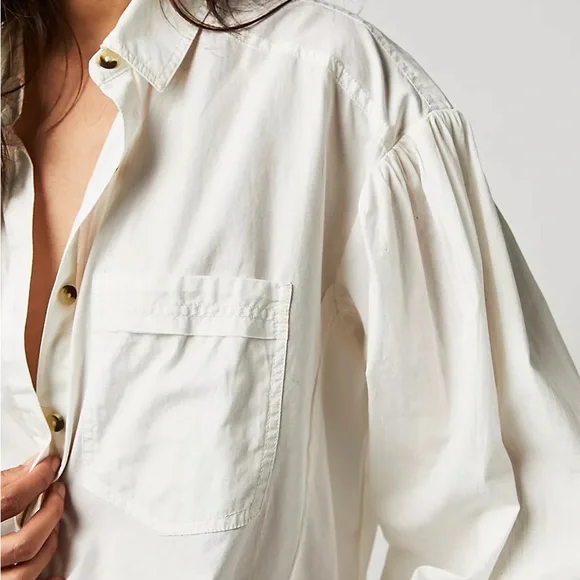 ✨HPx2✨ NWTS FP POPLIN TOP (M) - Picture 3 of 11